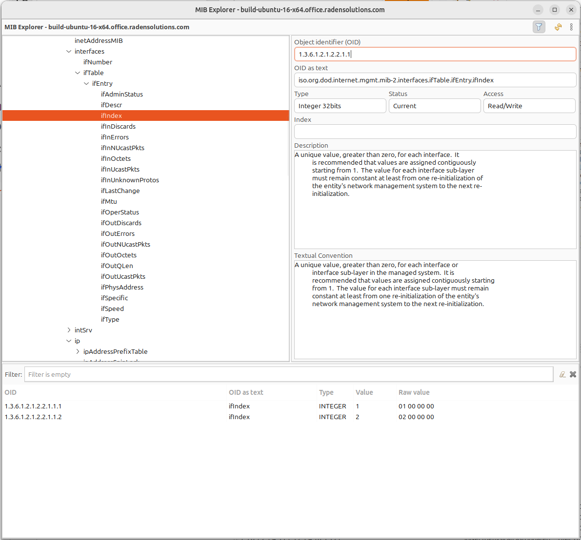 MIB Explorer in NetXMS